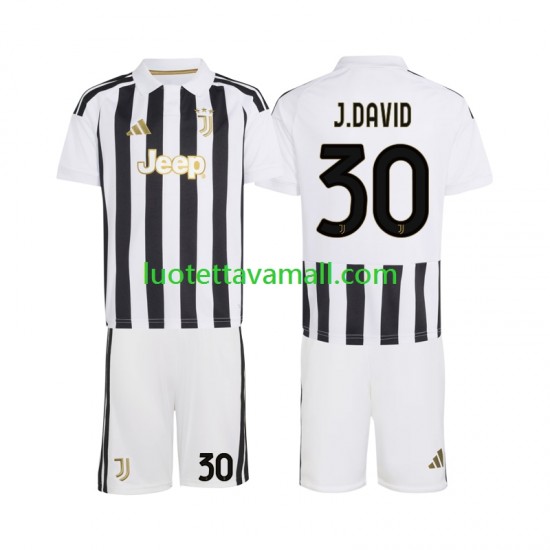 Lapset Juventus Jonathan David 30 2026-2027 Lyhythihainen Fanipaita ,Koti