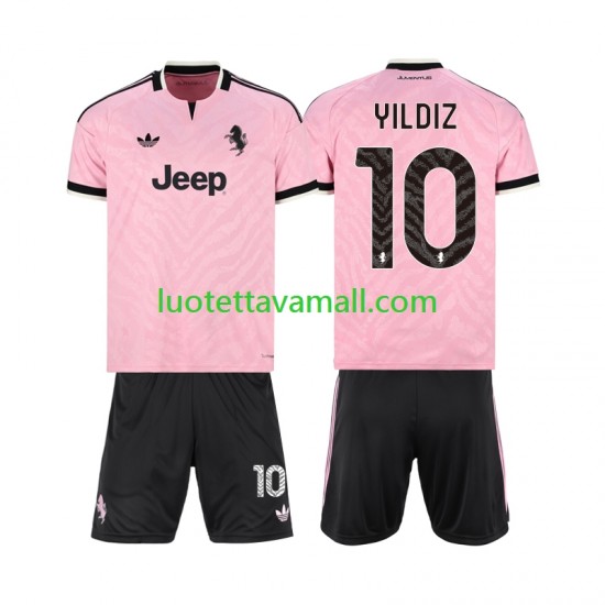 Lapset Juventus Kenan Yildiz 10 2026-2027 Lyhythihainen Fanipaita ,Vieras