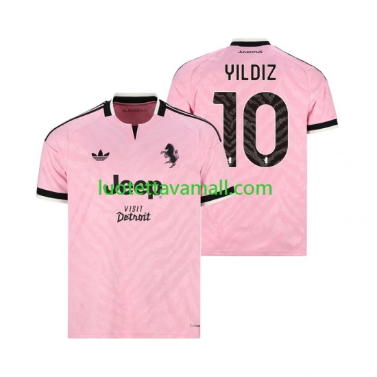 Miehet Juventus Kenan Yildiz 10 2026-2027 Lyhythihainen Fanipaita ,Vieras