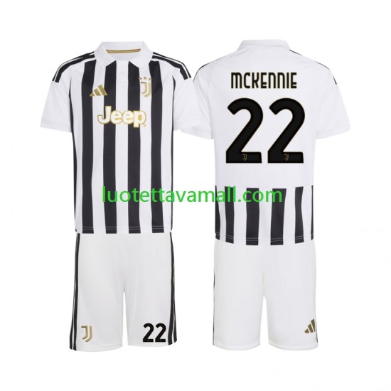 Lapset Juventus Weston McKennie 22 2026-2027 Lyhythihainen Fanipaita ,Koti