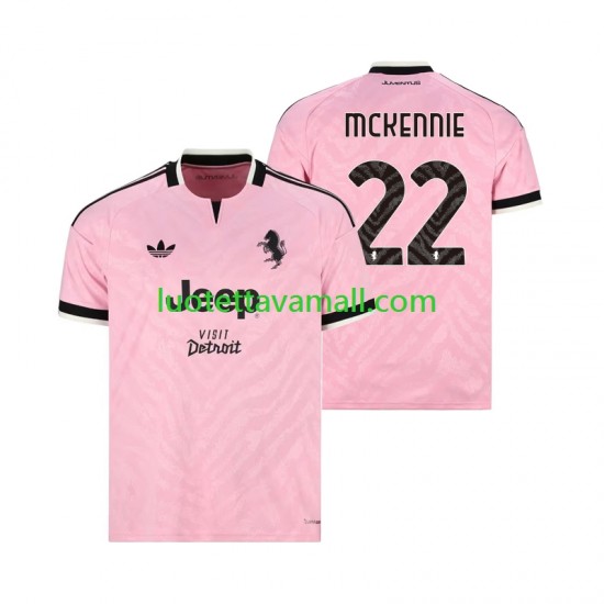 Miehet Juventus Weston McKennie 22 2026-2027 Lyhythihainen Fanipaita ,Vieras