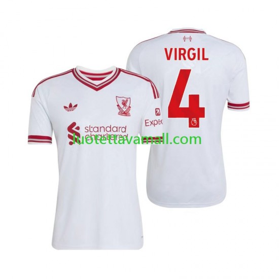 Miehet Liverpool Virgil van Dijk 4 2026-2027 Lyhythihainen Fanipaita ,Vieras