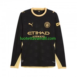 Miehet Manchester City 2026-2027 Pitkähihainen Fanipaita ,Vieras