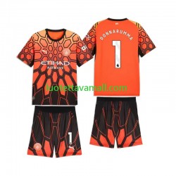 Lapset Manchester City Maalivahdin Gianluigi Donnarumma 1 2026-2027 Lyhythihainen Fanipaita ,Kolmas
