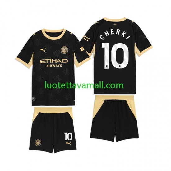 Lapset Manchester City Rayan Cherki 10 2026-2027 Lyhythihainen Fanipaita ,Vieras