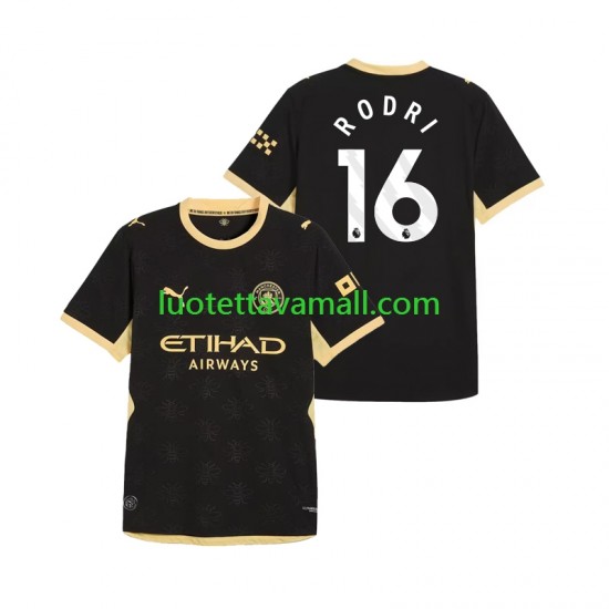 Miehet Manchester City Rodri 16 2026-2027 Lyhythihainen Fanipaita ,Vieras