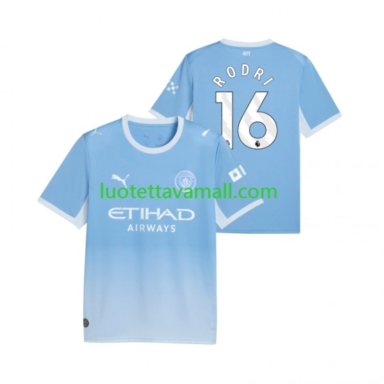 Miehet Manchester City Rodri 16 2026-2027 Lyhythihainen Fanipaita ,Koti