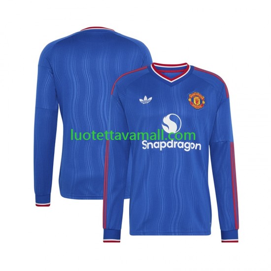 Miehet Manchester United 2026-2027 Pitkähihainen Fanipaita ,Vieras