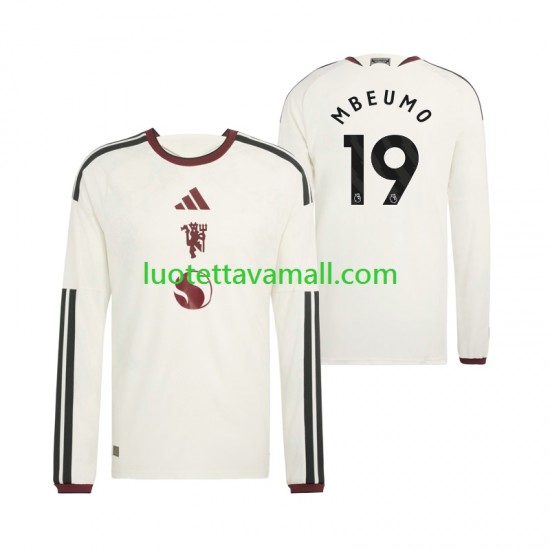 Miehet Manchester United Bryan Mbeumo 19 2026-2027 Pitkähihainen Fanipaita ,Kolmas
