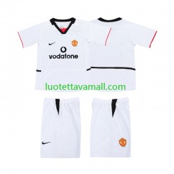 Lapset Manchester United Football Shirt 2002 2003 Lyhythihainen ,Vieras