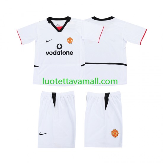 Lapset Manchester United Football Shirt 2002 2003 Lyhythihainen ,Vieras