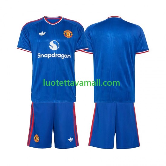 Lapset Manchester United 2026-2027 Lyhythihainen Fanipaita ,Vieras