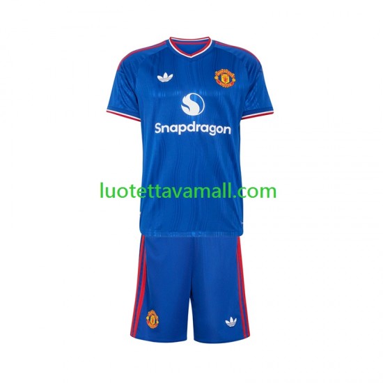 Lapset Manchester United 2026-2027 Lyhythihainen Fanipaita ,Vieras