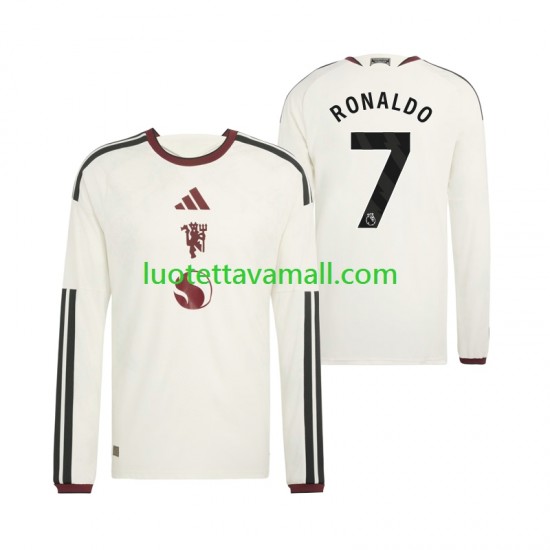 Miehet Manchester United Cristiano Ronaldo 7 2026-2027 Pitkähihainen Fanipaita ,Kolmas