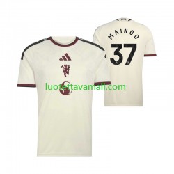 Miehet Manchester United Kobbie Mainoo 37 2026-2027 Lyhythihainen Fanipaita ,Kolmas