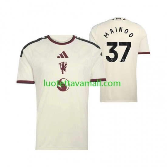 Miehet Manchester United Kobbie Mainoo 37 2026-2027 Lyhythihainen Fanipaita ,Kolmas