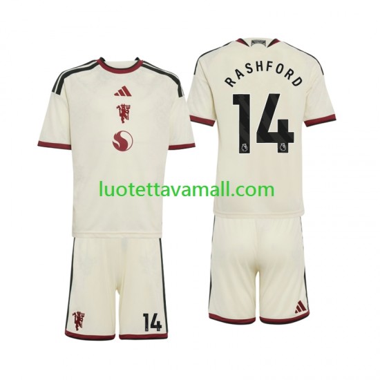 Lapset Manchester United Marcus Rashford 14 2026-2027 Lyhythihainen Fanipaita ,Kolmas