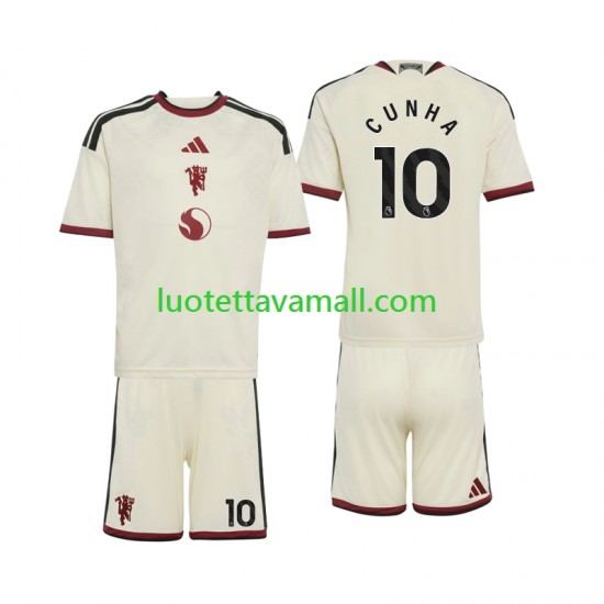 Lapset Manchester United Matheus Cunha 10 2026-2027 Lyhythihainen Fanipaita ,Kolmas