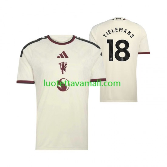 Miehet Manchester United Youri Tielemans 18 2026-2027 Lyhythihainen Fanipaita ,Kolmas