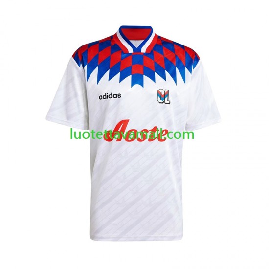 Miehet Olympique Lyonnais Retro 1995 1996 Lyhythihainen Fanipaita ,Koti