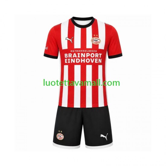 Lapset PSV Eindhoven 2026-2027 Lyhythihainen Fanipaita ,Koti