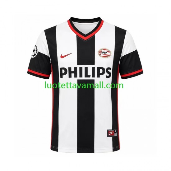 Miehet PSV Eindhoven Retro 1998 Lyhythihainen Fanipaita ,Vieras