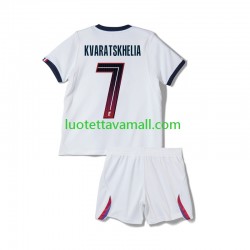 Lapset Paris Saint-Germain Khvicha Kvaratskhelia 7 2026-2027 Lyhythihainen Fanipaita ,Vieras