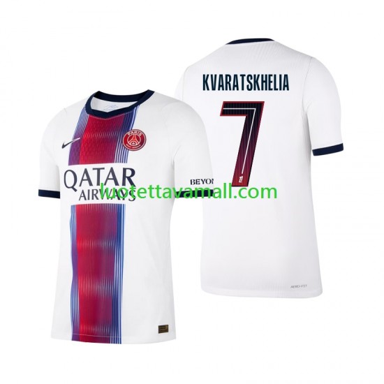 Miehet Paris Saint-Germain Khvicha Kvaratskhelia 7 2026-2027 Lyhythihainen Fanipaita ,Vieras