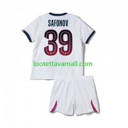 Lapset Paris Saint-Germain Matvey Safonov 39 2026-2027 Lyhythihainen Fanipaita ,Vieras