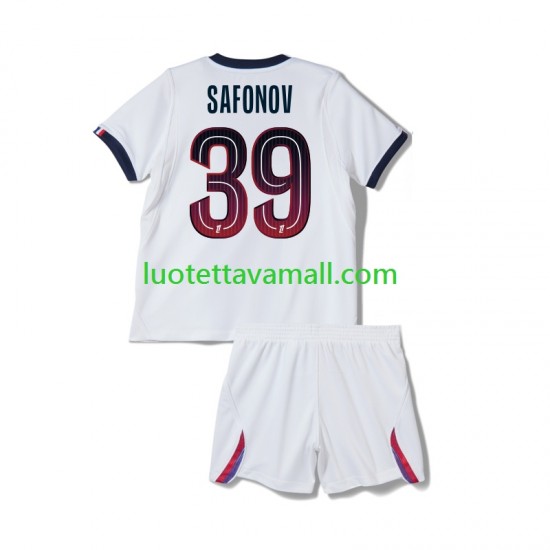 Lapset Paris Saint-Germain Matvey Safonov 39 2026-2027 Lyhythihainen Fanipaita ,Vieras