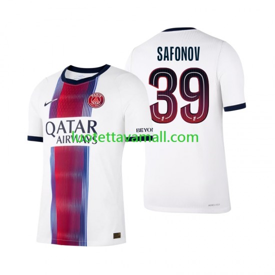 Miehet Paris Saint-Germain Matvey Safonov 39 2026-2027 Lyhythihainen Fanipaita ,Vieras