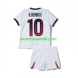 Lapset Paris Saint-Germain Ousmane Dembele 10 2026-2027 Lyhythihainen Fanipaita ,Vieras