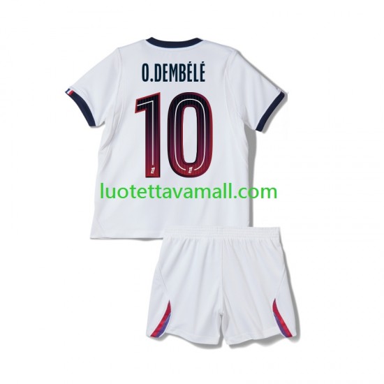 Lapset Paris Saint-Germain Ousmane Dembele 10 2026-2027 Lyhythihainen Fanipaita ,Vieras