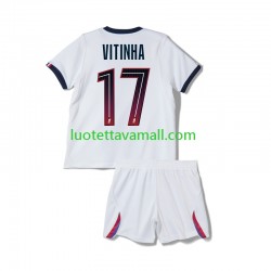 Lapset Paris Saint-Germain Vitinha 17 2026-2027 Lyhythihainen Fanipaita ,Vieras