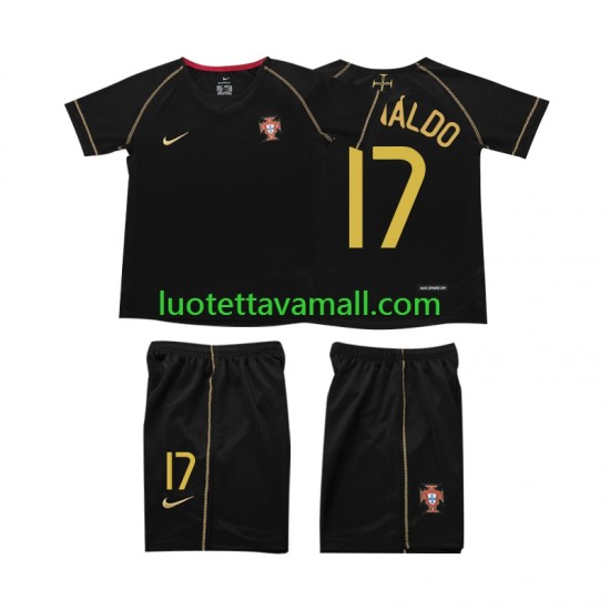 Lapset Portugali Cristiano Ronaldo 17 Retro 2006 Lyhythihainen Fanipaita ,Vieras