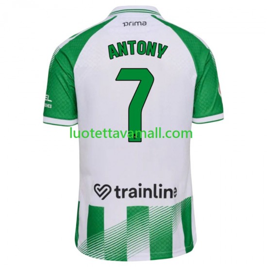 Miehet Real Betis Antony 7 2026-2027 Lyhythihainen Fanipaita ,Koti