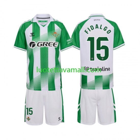 Lapset Real Betis Fidalgo 15 2026-2027 Lyhythihainen Fanipaita ,Koti