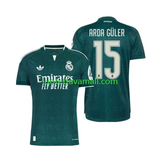 Miehet Real Madrid Arda Guler 15 2026-2027 Lyhythihainen Fanipaita ,Vieras