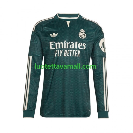 Miehet Real Madrid 2026-2027 Pitkähihainen Fanipaita ,Vieras