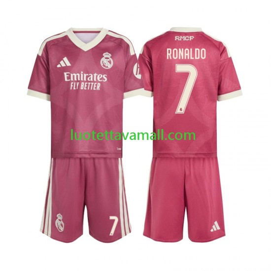 Lapset Real Madrid Cristiano Ronaldo 7 2026-2027 Lyhythihainen Fanipaita ,Kolmas