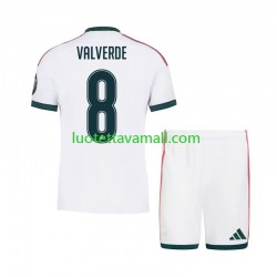 Lapset Real Madrid Federico Valverde 8 2026-2027 Lyhythihainen Fanipaita ,Koti