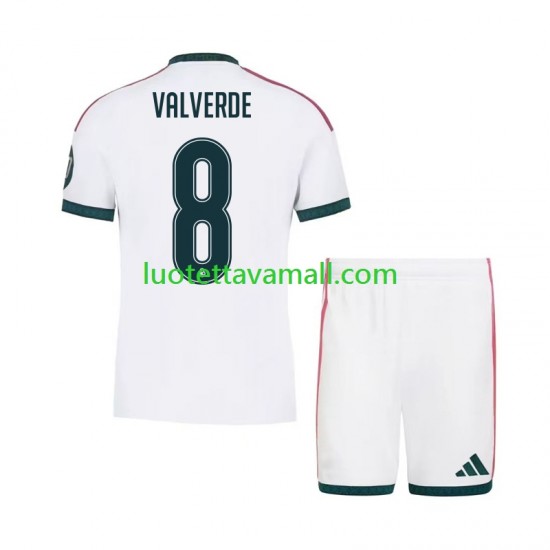 Lapset Real Madrid Federico Valverde 8 2026-2027 Lyhythihainen Fanipaita ,Koti