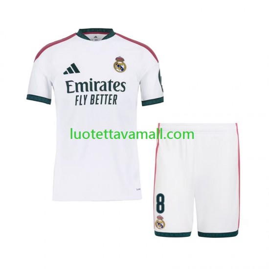 Lapset Real Madrid Federico Valverde 8 2026-2027 Lyhythihainen Fanipaita ,Koti