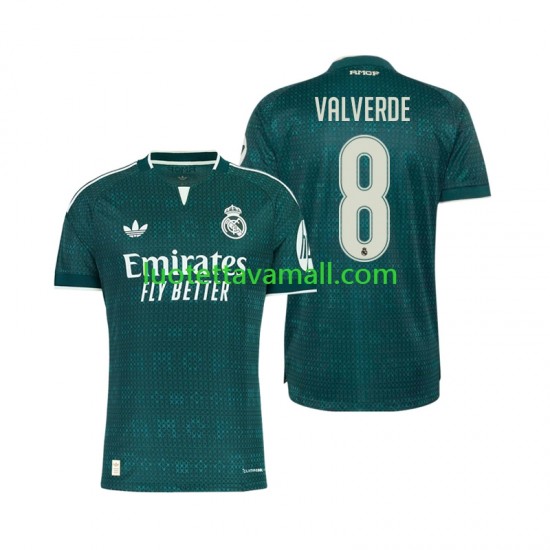 Miehet Real Madrid Federico Valverde 8 2026-2027 Lyhythihainen Fanipaita ,Vieras