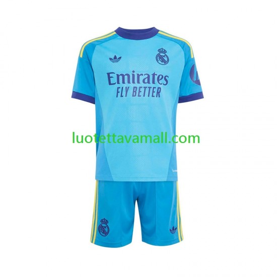 Lapset Real Madrid Maalivahdin 2026-2027 Lyhythihainen Fanipaita ,Vieras