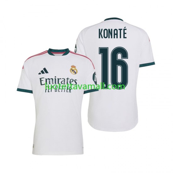 Miehet Real Madrid Ibrahima Konate 16 2026-2027 Lyhythihainen Fanipaita ,Koti