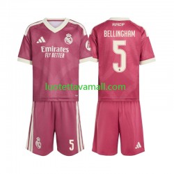 Lapset Real Madrid Jude Bellingham 5 2026-2027 Lyhythihainen Fanipaita ,Kolmas