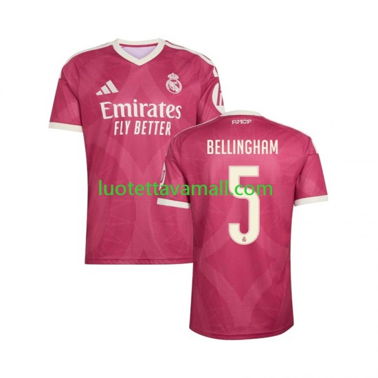 Miehet Real Madrid Jude Bellingham 5 2026-2027 Lyhythihainen Fanipaita ,Kolmas
