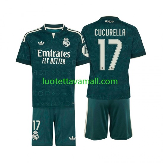 Lapset Real Madrid Marc Cucurella 17 2026-2027 Lyhythihainen Fanipaita ,Vieras