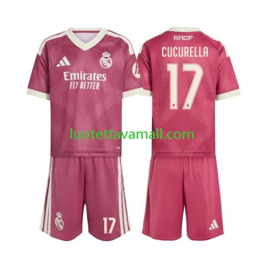 Lapset Real Madrid Marc Cucurella 17 2026-2027 Lyhythihainen Fanipaita ,Kolmas